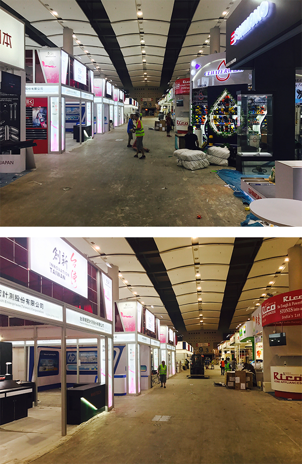 2017 광저우 Canton Fair 설치 과정 전경